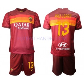 Barn Fotballdrakter AS Roma Pau Lopez 13 Hjemme 2020-21 Kortermet